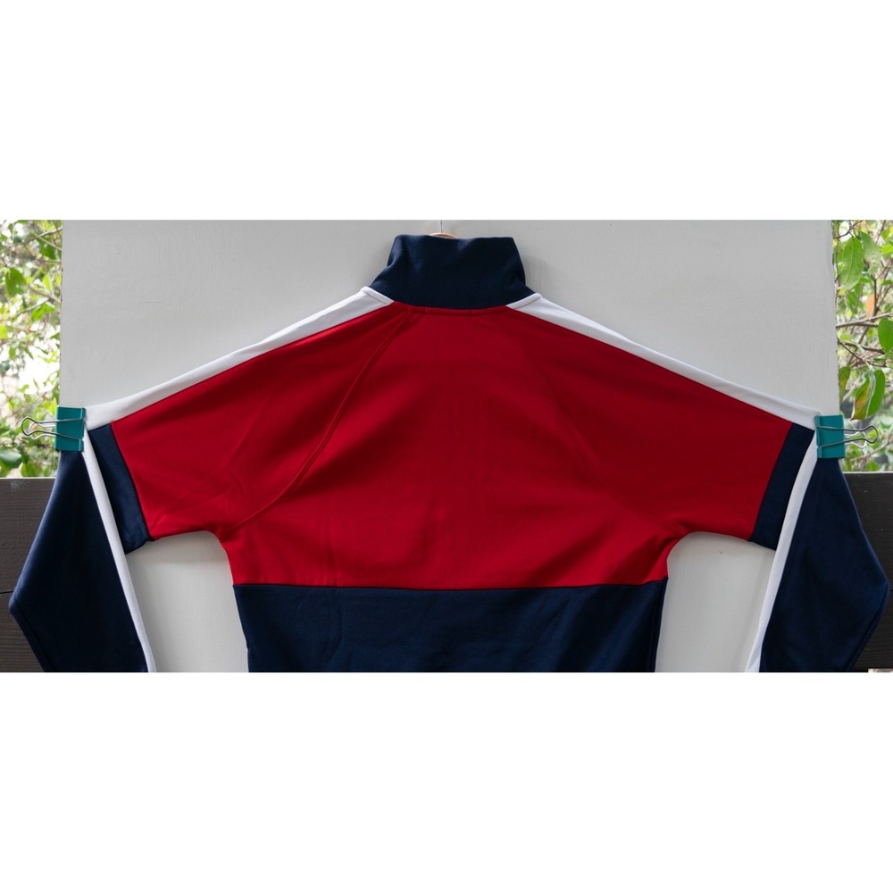 Polo Ralph Lauren Track Jacket Men's Red White Blue Racquets Logo Size S - Picture 10 of 11